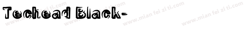Techead Black字体转换